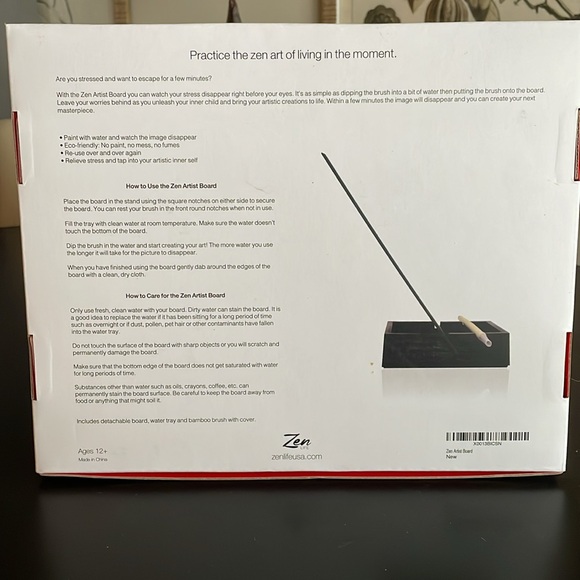 Zen Life Artist Board Painting Practice Mindfulness Live In The Moment - Picture 5 of 5